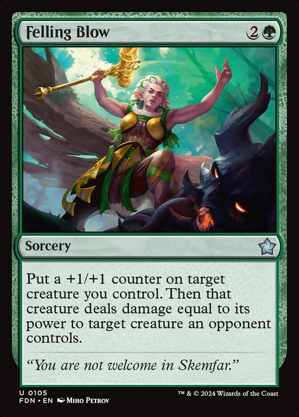 Felling Blow - Magic: The Gathering