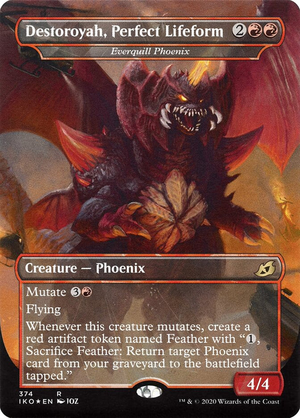 Destoroyah, Perfect Lifeform - Everquill Phoenix - Magic: The Gathering