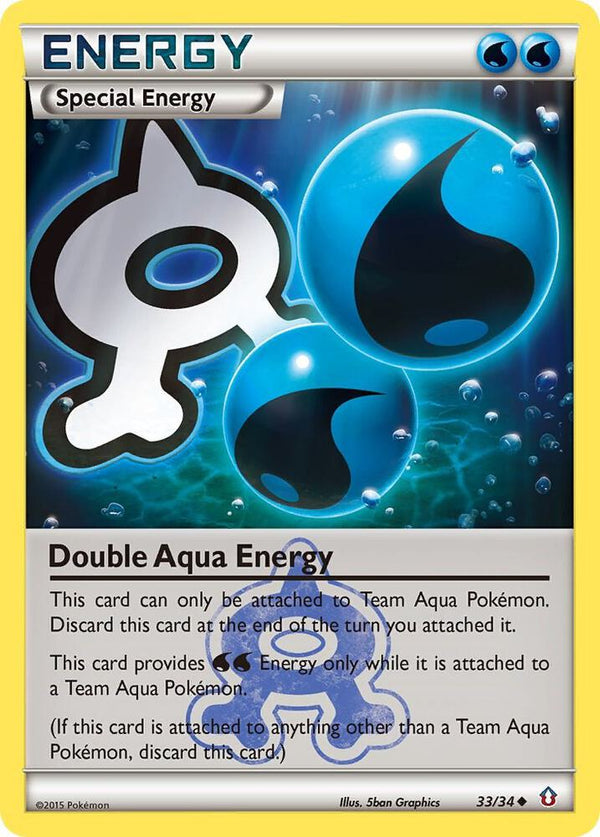 Double Aqua Energy - Pokémon
