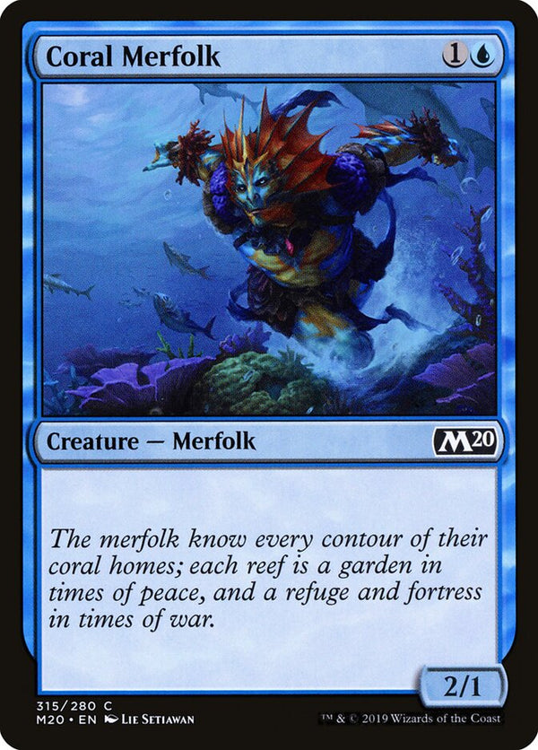 Coral Merfolk - Magic: The Gathering