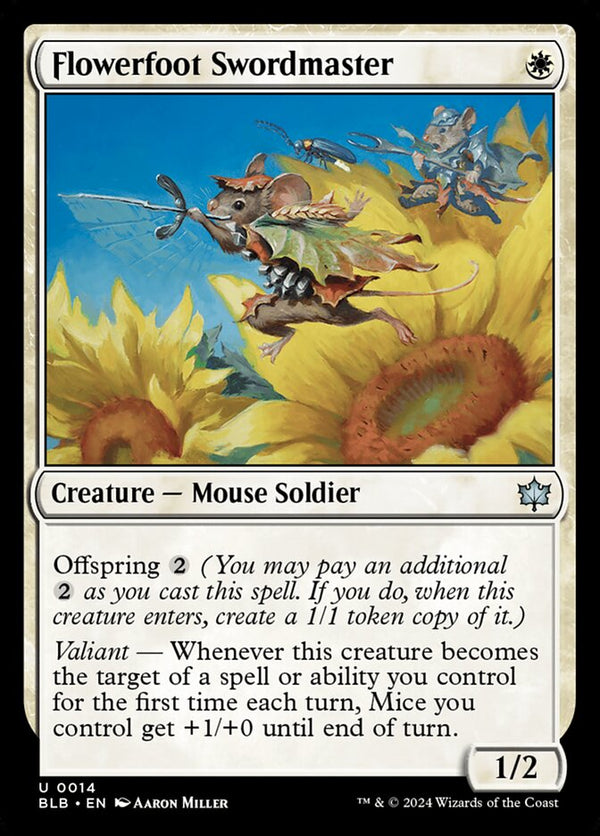 Flowerfoot Swordmaster - Magic: The Gathering