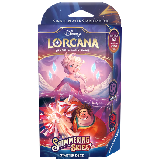 Disney Lorcana: Shimmering Skies | Starter Deck - Amethyst & Ruby