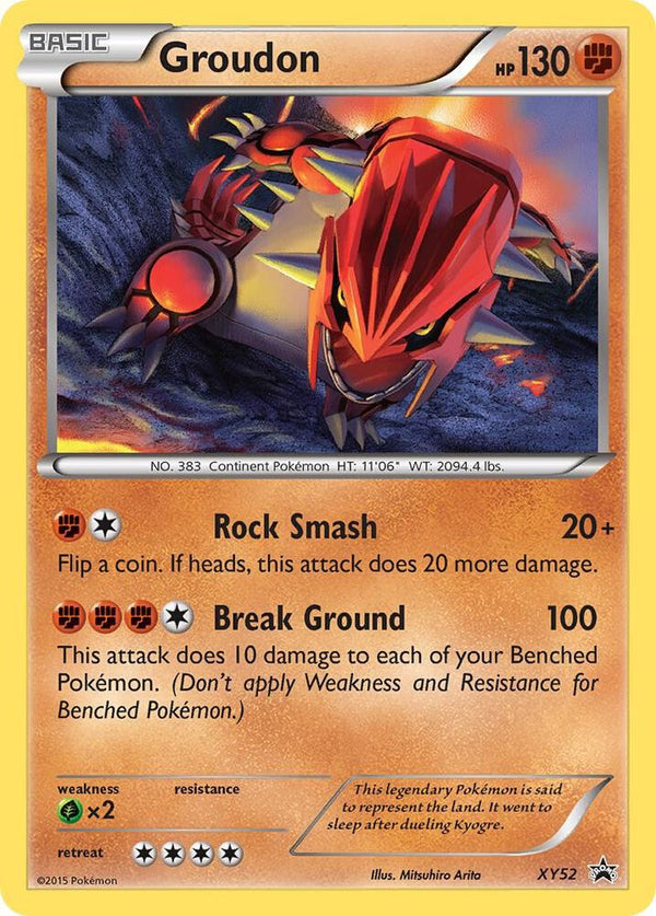 Groudon - XY52 - Pokémon