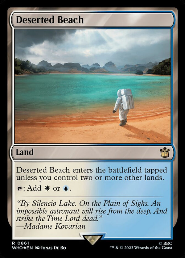 Deserted Beach (Surge Foil) - Magic: The Gathering