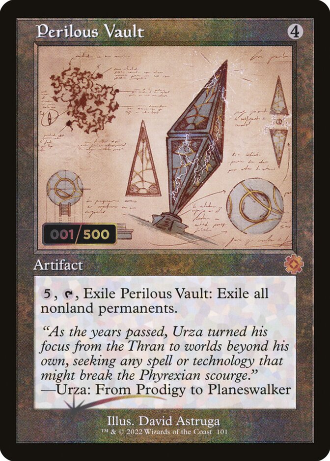Perilous Vault (Schematic) (Serial Numbered)