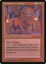 Crimson Manticore (German) - "Karmesin-Mantikor" - Magic: The Gathering