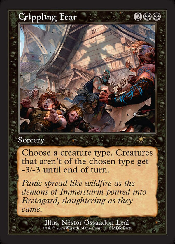 Crippling Fear (Retro Frame) - Magic: The Gathering