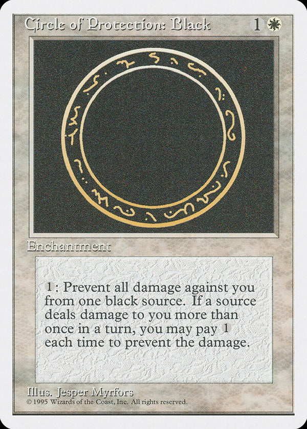 Circle of Protection: Black - Magic: The Gathering