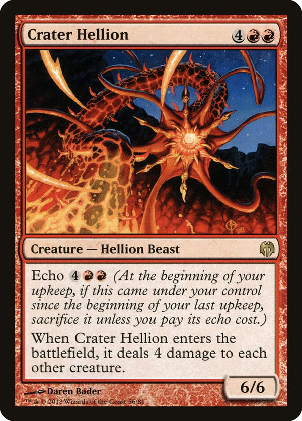 Crater Hellion - Magic: The Gathering