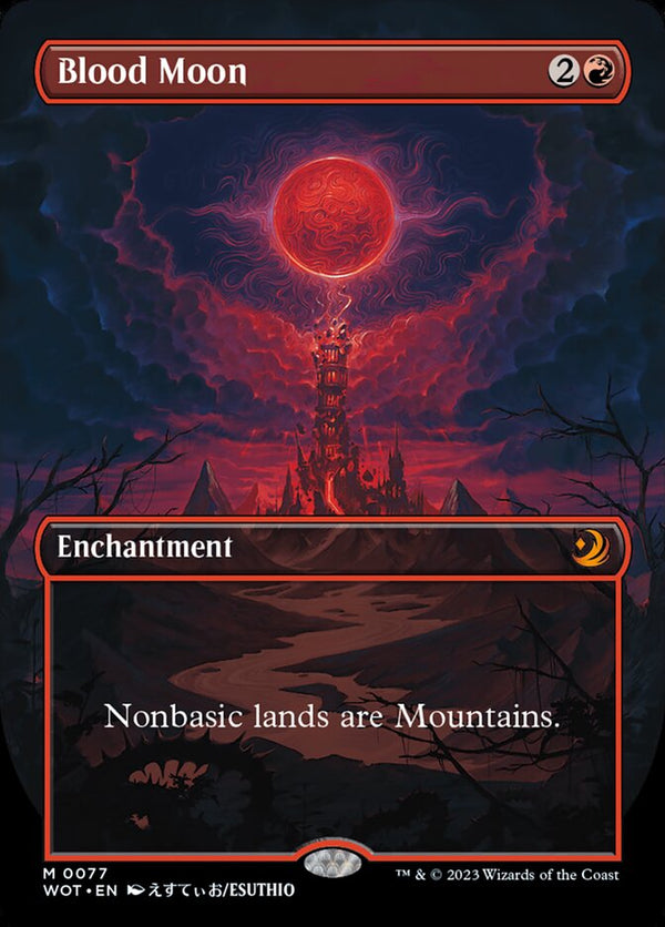 Blood Moon (Anime Borderless) - Magic: The Gathering