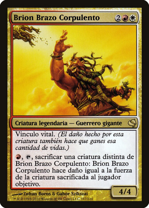 Brion Stoutarm (Spanish) - "Brion Brazo Corpulento" - Magic: The Gathering