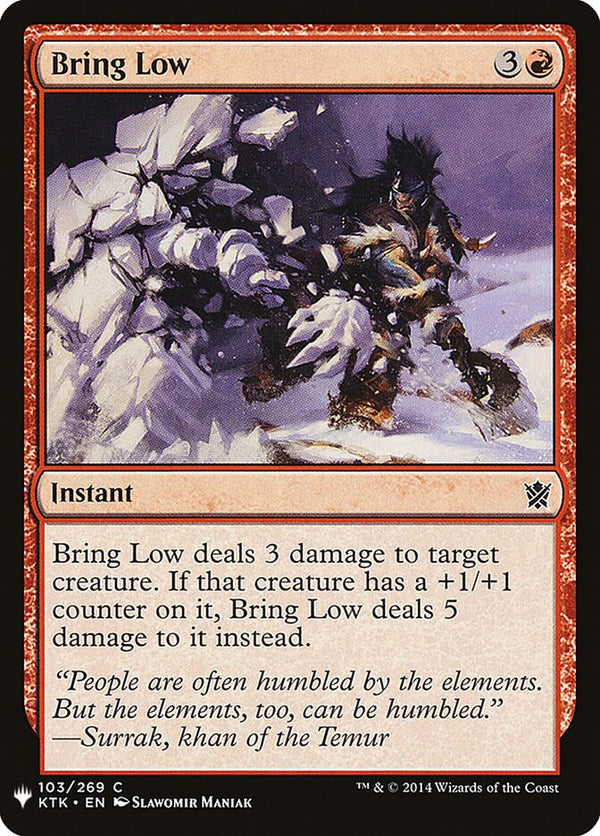 Bring Low - Magic: The Gathering