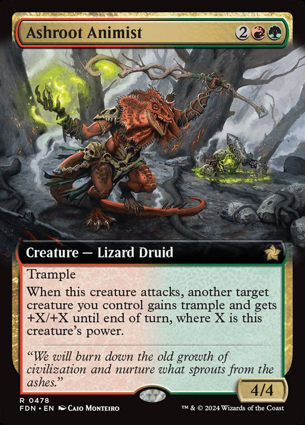 Ashroot Animist (Extended Art) - Magic: The Gathering