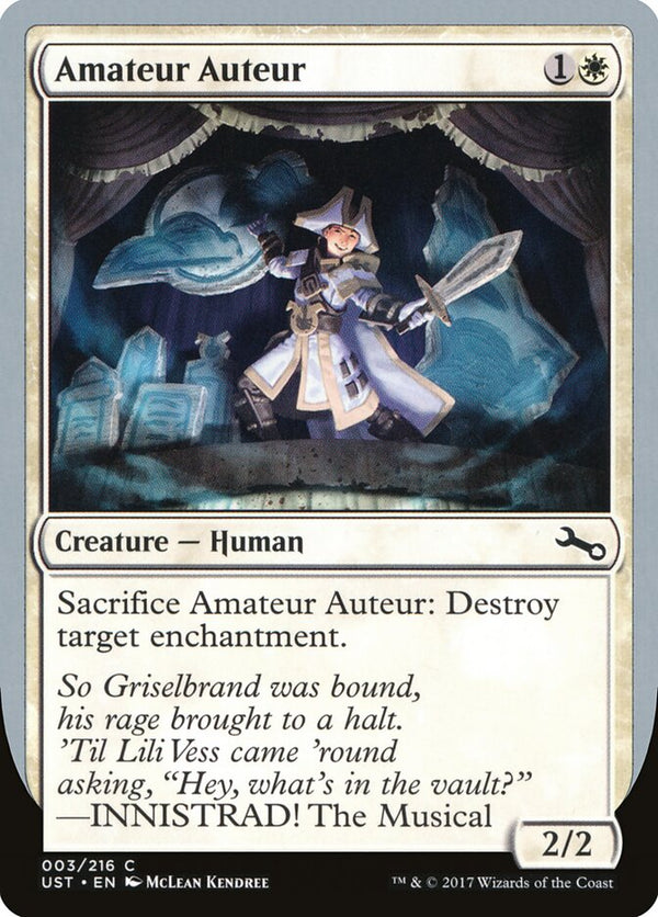 Amateur Auteur (B) - Magic: The Gathering
