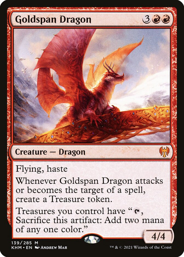 Goldspan Dragon - Magic: The Gathering
