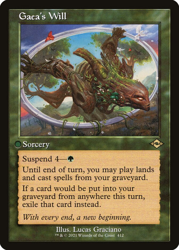 Gaea's Will (Retro Frame) - Magic: The Gathering