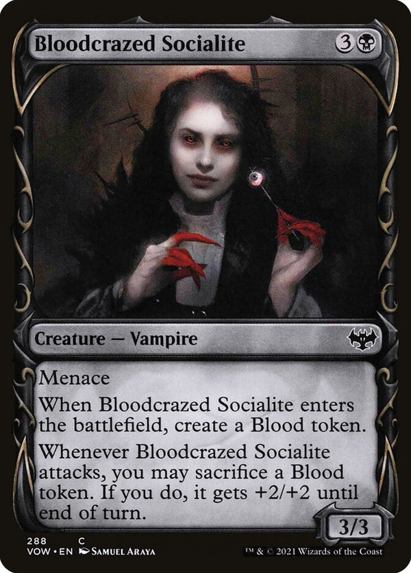 Bloodcrazed Socialite (Showcase) - Magic: The Gathering