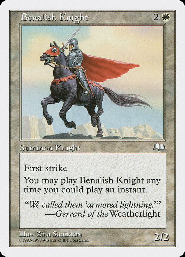 Benalish Knight - Magic: The Gathering