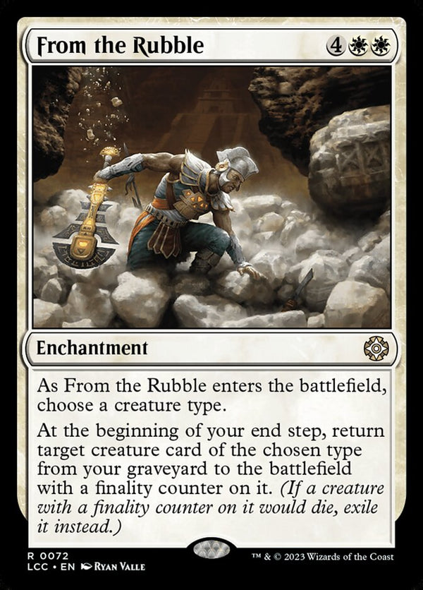 From the Rubble - Magic: The Gathering