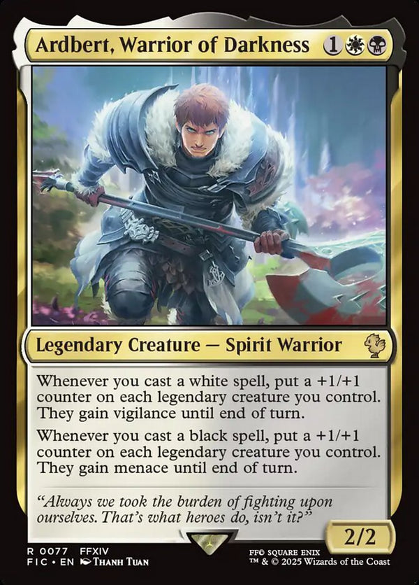 Ardbert, Warrior of Darkness - Magic: The Gathering