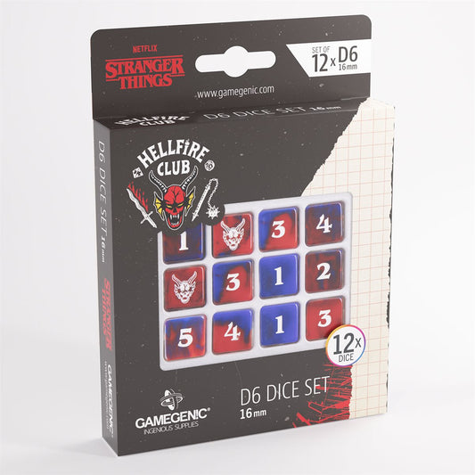 12x D6: 16 mm: Stranger Things: Hellfire Club