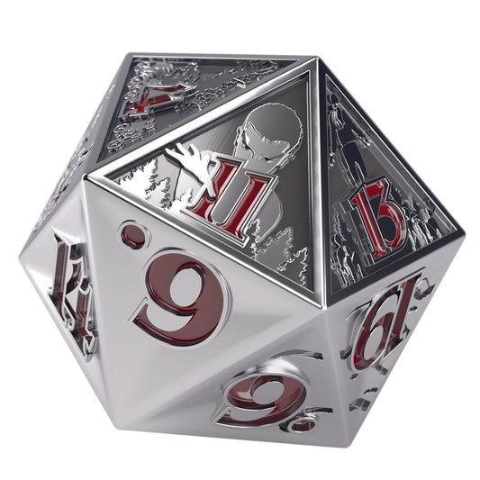 D20: Stranger Things: Hellfire Club: Premium Metal D20