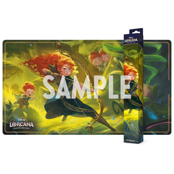 Playmat: Disney Lorcana - Merida - Boardwalk Cafe & Games