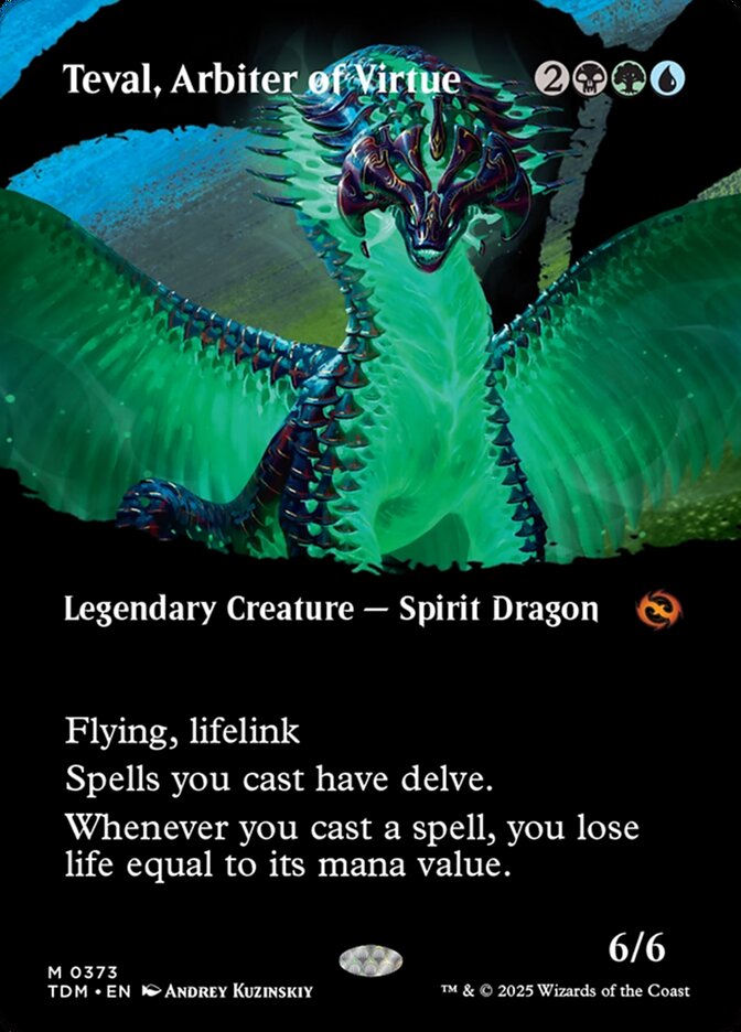 Teval, Arbiter of Virtue (Borderless)