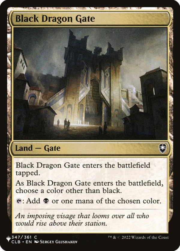 Black Dragon Gate - Magic: The Gathering
