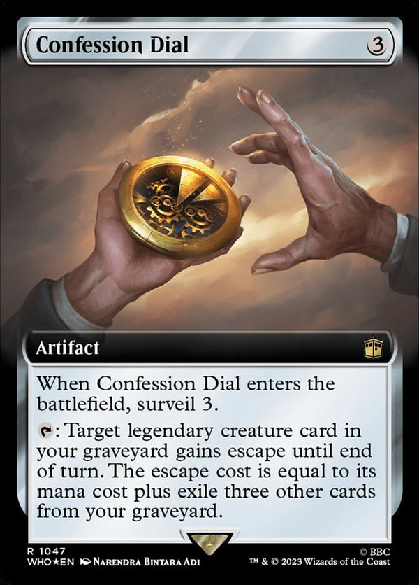 Confession Dial (Extended Art) (Surge Foil) - Magic: The Gathering