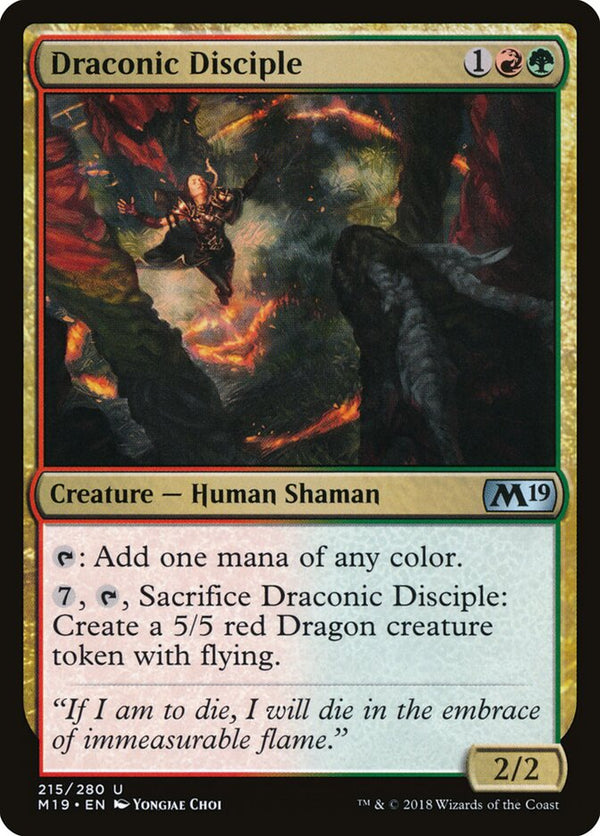 Draconic Disciple - Magic: The Gathering