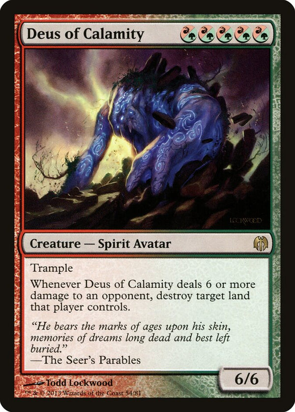 Deus of Calamity - Magic: The Gathering