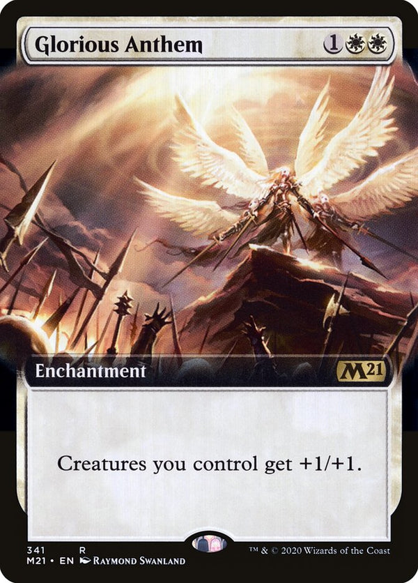 Glorious Anthem (Extended Art) - Magic: The Gathering