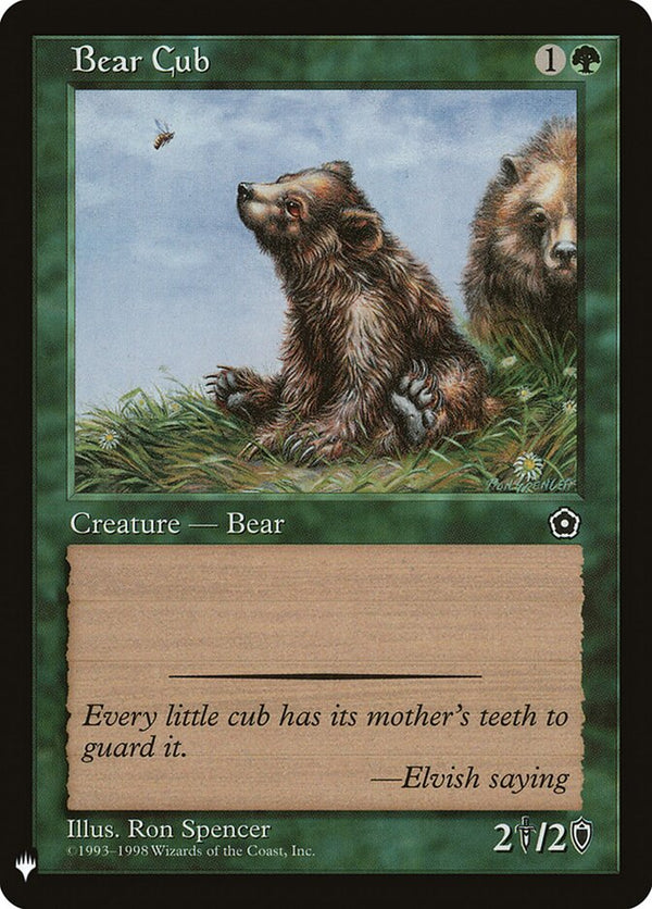 Bear Cub - Magic: The Gathering