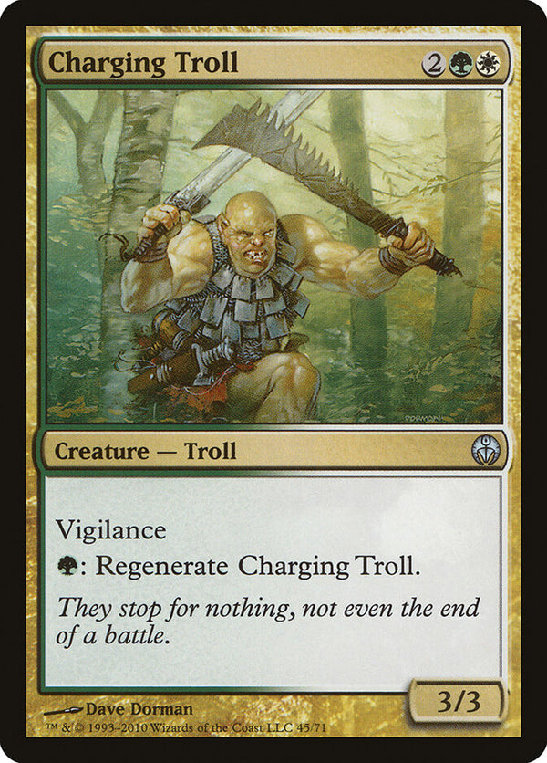 Charging Troll - Magic: The Gathering