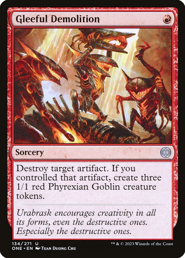 Gleeful Demolition - Magic: The Gathering