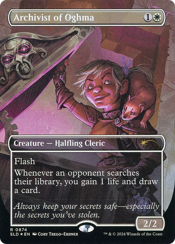Archivist of Oghma (Rainbow Foil) - Magic: The Gathering