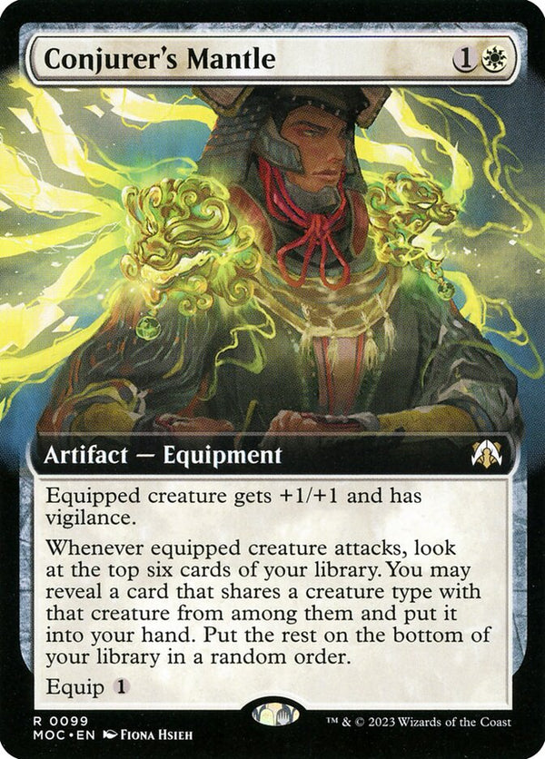 Conjurer's Mantle (Extended Art) - Magic: The Gathering