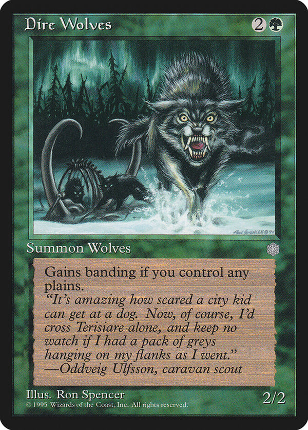 Dire Wolves - Magic: The Gathering