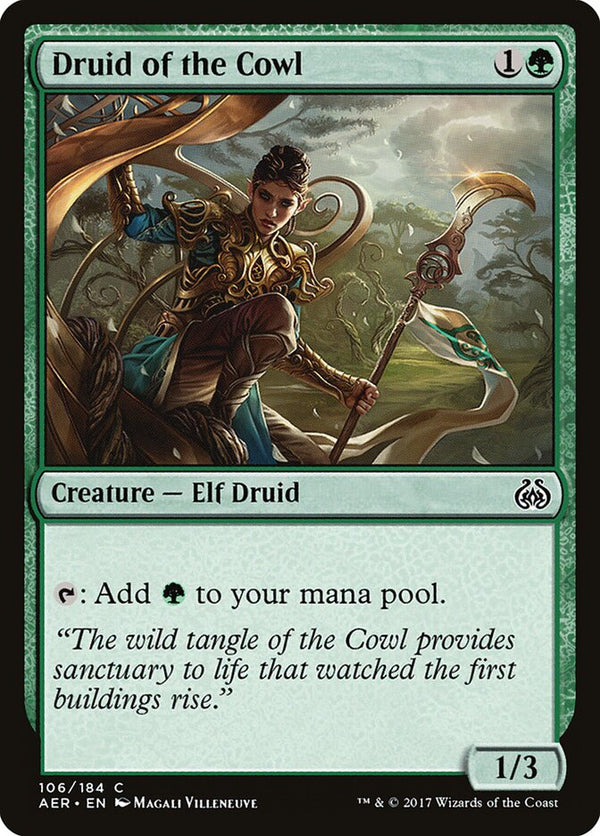 Druid of the Cowl - Magic: The Gathering