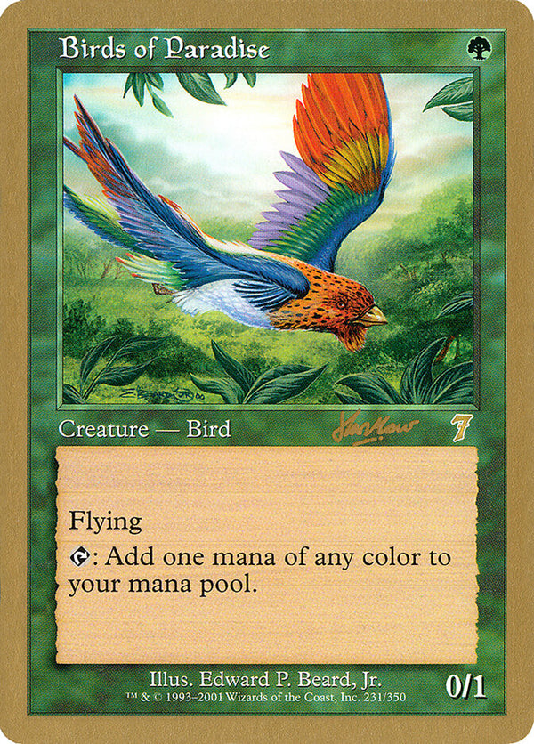 Birds of Paradise - 2002 Sim Han How (7ED) - Magic: The Gathering
