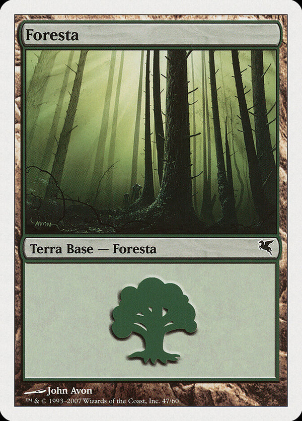 Forest (Italian) - "Foresta" (K47) - Magic: The Gathering