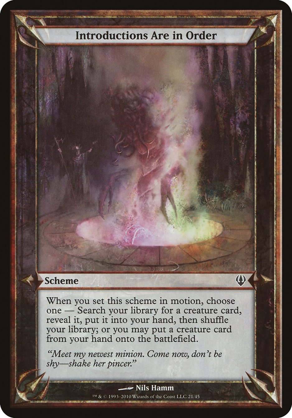 Introductions Are in Order (Archenemy)