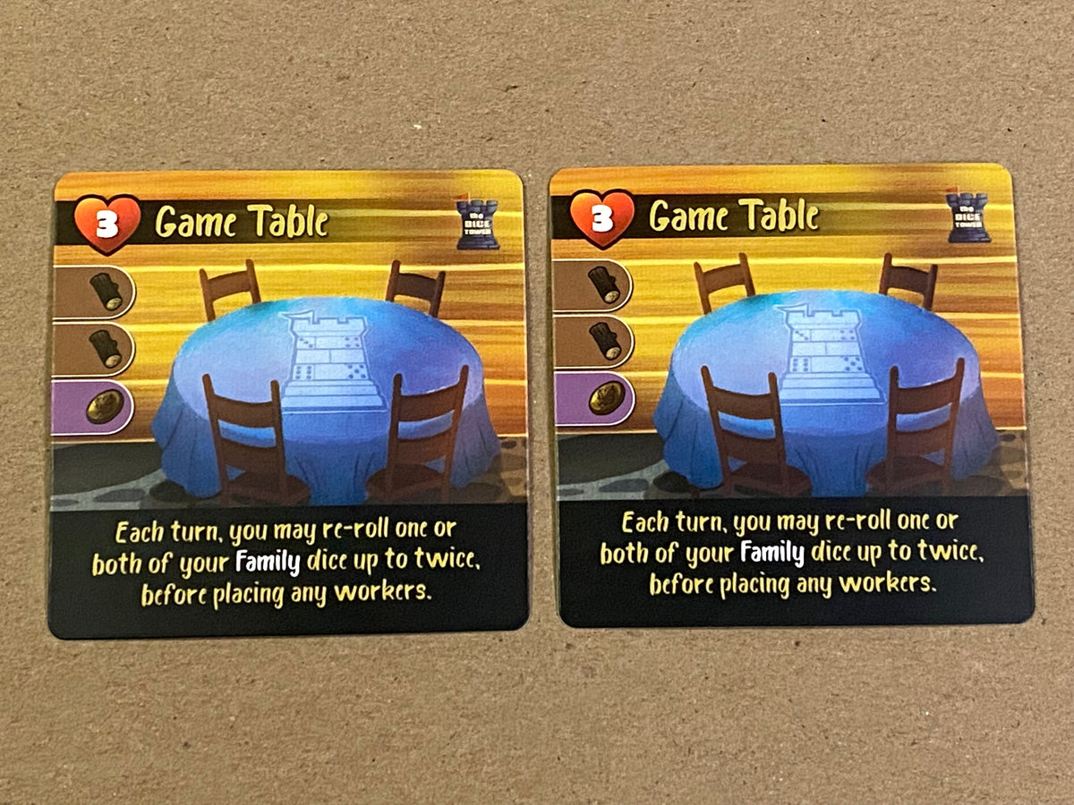 Creature Comforts: Game Table Promo Cards