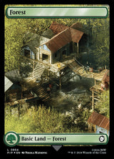 Forest (0854) (Surge Foil) - Magic: The Gathering