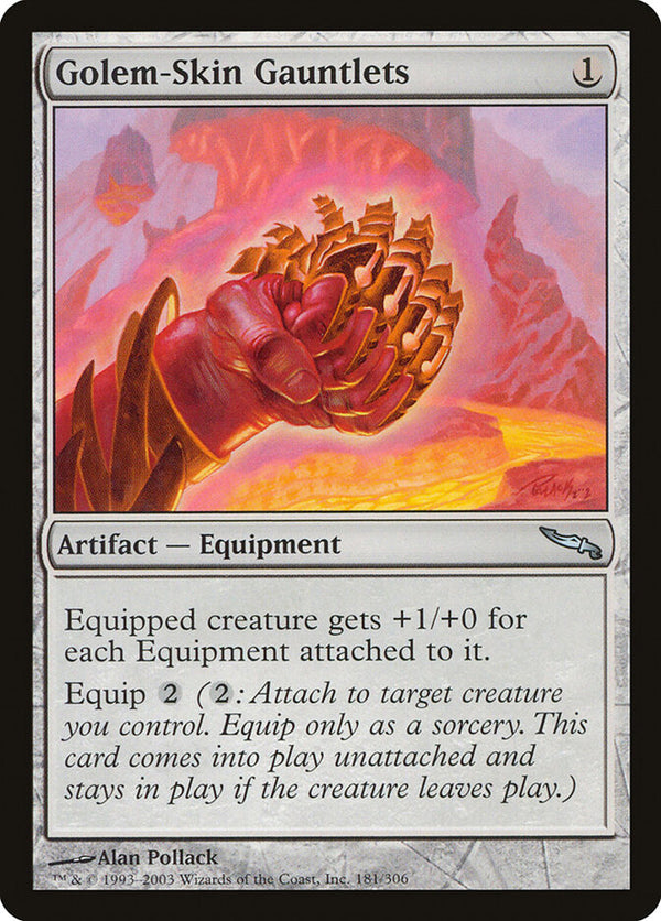 Golem-Skin Gauntlets - Magic: The Gathering