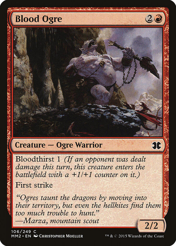Blood Ogre - Magic: The Gathering