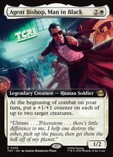 Agent Bishop, Man in Black (Extended Art) - Magic: The Gathering