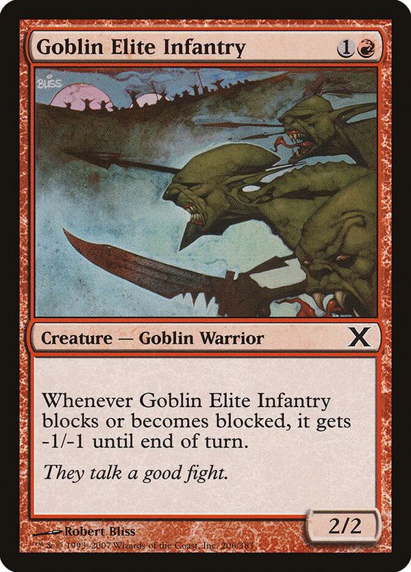 Goblin Elite Infantry - Magic: The Gathering