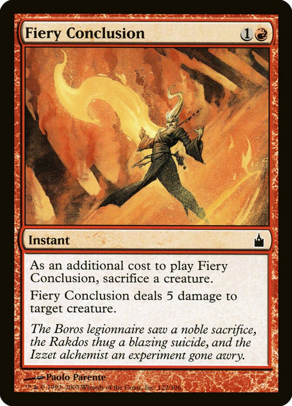 Fiery Conclusion - Magic: The Gathering